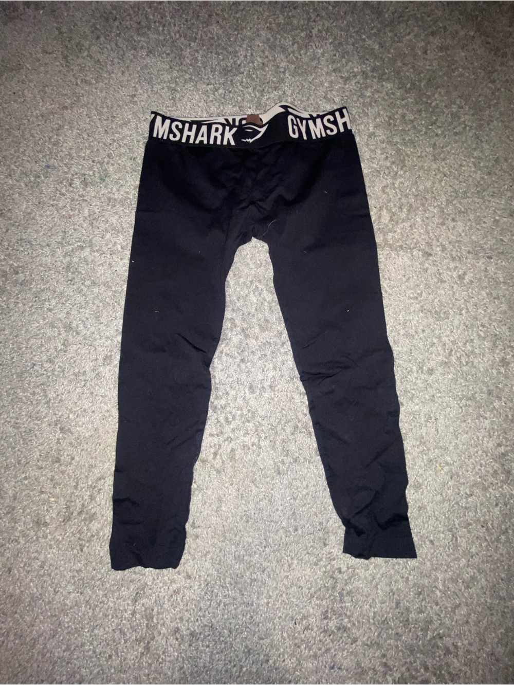 Gymshark Black Logo Waistband Leggings